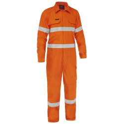 Apex 185 Taped Hi Vis FR Ripstop Vented Coverall