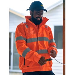 Taped Hi Vis Wet Weather Bomber Jacket