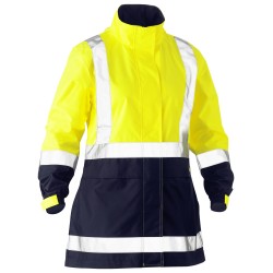 Women's Taped Hi Vis Recycled Rain Shell Jacket