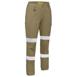 Woman's Taped Stretch Cotton Drill Cargo Pants