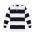 Striped Rugby Jersey - Navy/White