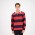 Striped Rugby Jersey - Navy/Red