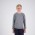 Kids Stadium Long Sleeve Tee - Grey Marle