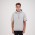 Short-Sleeved Origin Hoodie - Grey Marle