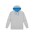 Got Colour Hoodie - Kids - Grey Marle/Aqua