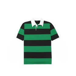 Short-Sleeved Striped Rugby Jersey