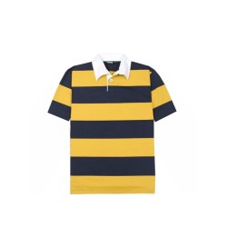 Short-Sleeved Striped Rugby Jersey