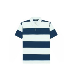 Short-Sleeved Striped Rugby Jersey