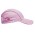 Spring Woven Fabric Cap with Mesh to Side Panels and Peak - White/Navy