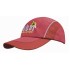 Spring Woven Fabric Cap with Mesh to Side Panels and Peak