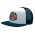Flat Peak Trucker Mesh Cap - Black