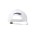 Spring Woven Fabric Cap with Wind Strap & Clip - Black/White