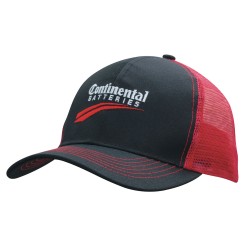 Breathable Poly Twill with Mesh Back