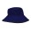 Breathable Poly Twill Reversible Bucket Hat - Navy/Royal