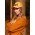 Luminescent Safety Cap with Leaf Print Camouflage - Fluoro Orange