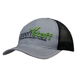 Brushed Poly Cotton with Honeycomb Mesh Cap