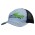 Brushed Poly Cotton with Honeycomb Mesh Cap - Grey/Charcoal