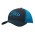Brushed Cotton/Mesh Back Two-Tone Cap - Charcoal/Green