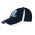 Brushed Heavy Cotton Cap with Inserts on the Peak & Crown - Black/Gold
