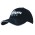 Brushed Heavy Cotton Cap with Embossed Pu Peak - Stone/Navy