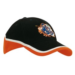 Brushed Heavy Cotton Tri-Coloured Cap