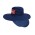 Canvas Sun Hat - High Visibility Green