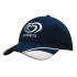 Brushed Heavy Cotton Cap with Mesh Inserts on Peak