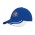 Brushed Heavy Cotton Cap with Curved Peak Inserts - Navy/Gold