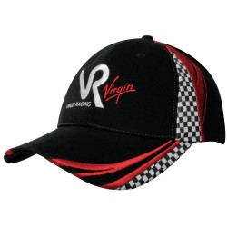 Brushed Heavy Cotton Cap with Embroidery & Printed Checks
