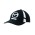 Brushed Heavy Cotton Cap with Crown Inserts & Contrasting Peak Under & Strap - Bottle/White