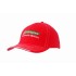 Brushed Heavy Cotton Cap with Contrasting Stitching and Open Lip Sandwich