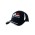 Brushed Heavy Cotton Cap with Crown Inserts, Peak Trim & Sandwich - Black/Gold