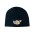 Rolled Down Cotton Beanie - Black