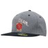 Grey Marle Flannel With Snap Back Pro Styling