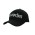 Brushed Heavy Cotton with Plastic Snap Back Strap - Black