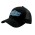 Brushed Cotton Cap with Mesh Back - Black/Grey