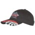 Brushed Cotton Cap with Swoosh & Check Embroidery
