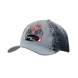 Breathable Poly Twill with Tyre Print