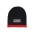 Roll Down Two Tone Acrylic Beanie - Black/Charcoal