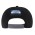 Brushed Heavy Cotton Cap with Reflective Sandwich & Strap - Reflective Navy