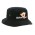 Brushed Sports Twill Bucket Hat - Black