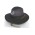 Safari Cotton Twill & Mesh Hat - Black