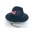 Collapsible Cotton Twill & Soft Mesh Hat - Black