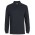 C of C Long Sleeve 320G Popcorn Cotton Polo - Black
