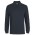 C of C Long Sleeve 320G Popcorn Cotton Polo - Navy