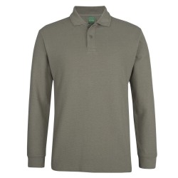 C of C L/S 320G POPCORN COTTON POLO 