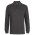 C of C Long Sleeve 320G Popcorn Cotton Polo - Gunmetal
