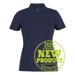 C of C LADIES COTTON S/S STRETCH POLO 