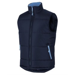 JB's Puffer Contrast Vest Navy/Lt BLUE-5XL