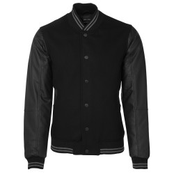 JB's ART LEATHER BASEBALL JACKET 